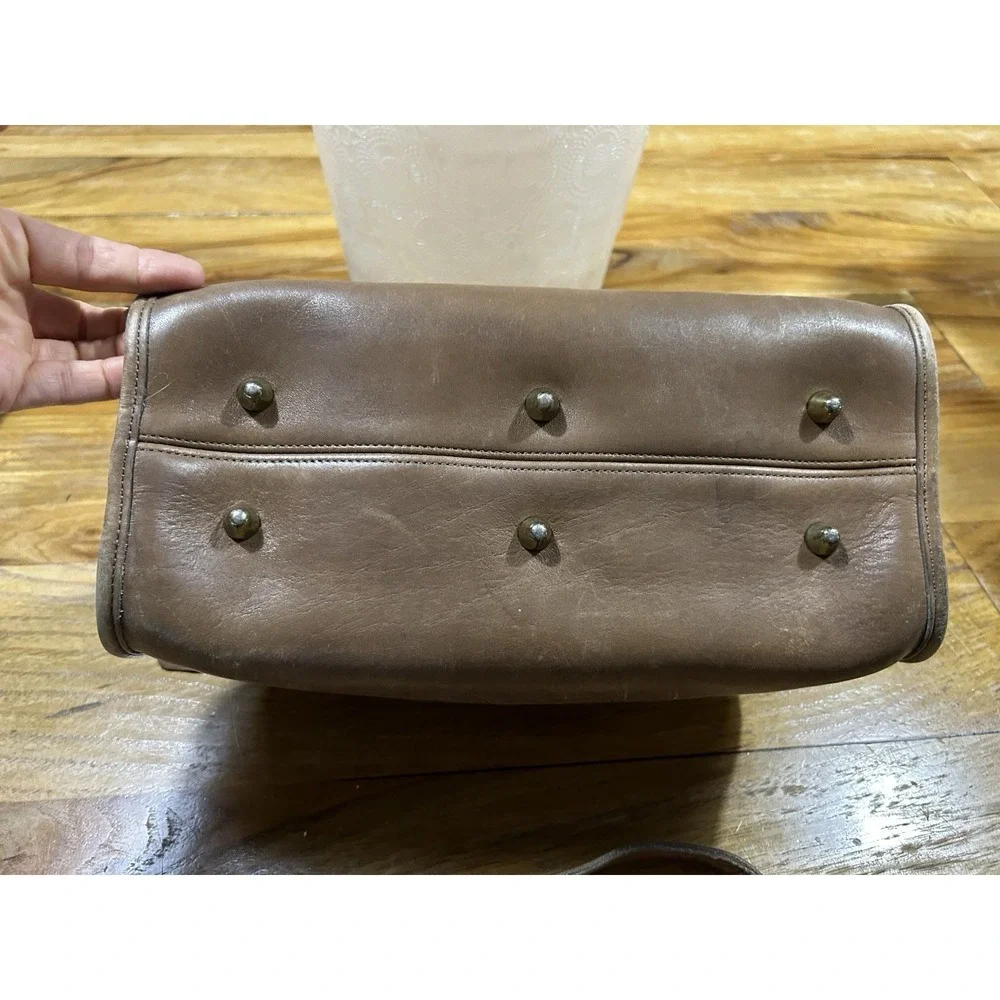 Vintage Coach Broadway Satchel Speedy Doctor Bag Putty Leather USA